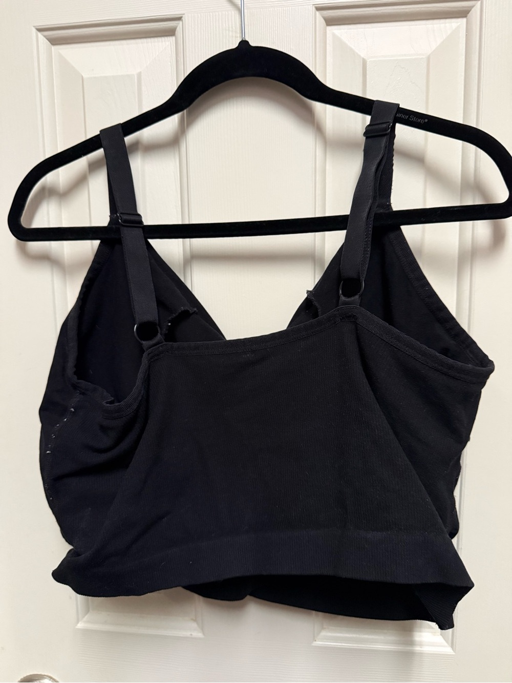 Kindred Bravely Black Maternity/Nursing Tank with Adjustable Straps